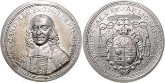 SALZBURG MAX GANDOLPH VON KUENBURG (1668 – 1687) AE Commemorative Medal Max Gandolph von Kuenburg (1668 – 1687),...