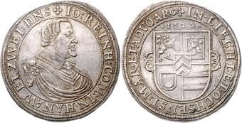 GERMAN STATES HANAU-LICHTENBERG 1 Thaler Johann Reinhard I. Count of Hanau-Lichtenberg (1599 - 1625), 1624, 29,19g,...
