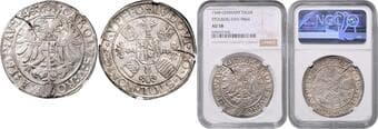 GERMAN STATES STOLBERG 1 Thaler Louis, Count of Stolberg (1535 - 1574), 1548, Dav 9864 NGC AU 58 | Mimořádný...