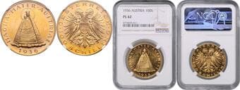 AUSTRIA REPUBLIC OF AUSTRIA 100 Schilling, 1936, ANK 6 NGC PL 62 RAKOUSKÁ REPUBLIKA 100 Schilling, 1936, ANK 6 ...