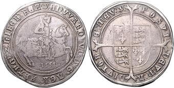 UNITED KINGDOM (ENGLAND) EDWARD VI (1547 - 1553) Crown Edward VI (1547 - 1553), 1551, Spink 2478 VF | VF EDUARD...