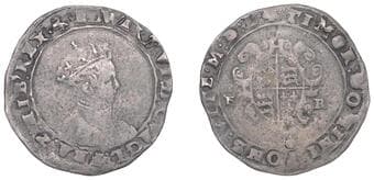 The Gary Oddie Collection of English Regal Shillings
Edward VI (1547-1553), Second period, 6 oz. issue, Shilling,...