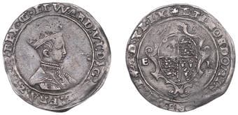 The Gary Oddie Collection of English Regal Shillings
Edward VI (1547-1553), Second period, 6 oz. issue, Shilling,...