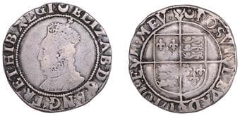 The Gary Oddie Collection of English Regal Shillings
Elizabeth I (1558-1603), Sixth issue, Shilling, mm. crescent,...