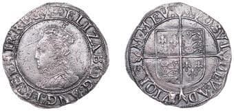 The Gary Oddie Collection of English Regal Shillings
Elizabeth I (1558-1603), Sixth issue, Shilling, mm. anchor...