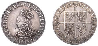 The Gary Oddie Collection of English Regal Shillings
Elizabeth I (1558-1603), Milled coinage, Shilling, mm. star,...