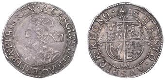 The Gary Oddie Collection of English Regal Shillings
Charles I (1625-1649), Tower mint, Shilling, Gp G/Briot's...