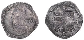 The Gary Oddie Collection of English Regal Shillings
Charles I (1625-1649), Tower mint (under Parliament), Shilling,...