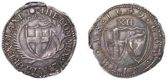 The Gary Oddie Collection of English Regal Shillings
Commonwealth (1649-1660), Shilling, 1649, mm. sun on obv. only,...