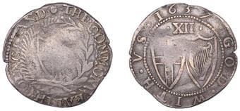 The Gary Oddie Collection of English Regal Shillings
Commonwealth (1649-1660), Shilling, 1657, mm. sun on obv. only,...