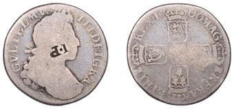 The Gary Oddie Collection of English Regal Shillings
William III (1694-1702), Shilling, 1700, fifth bust, plume...