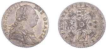 The Gary Oddie Collection of English Regal Shillings
George III (1760-1820), Pre-1816 issues, Shilling, 1787, no...