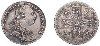 The Gary Oddie Collection of English Regal Shillings
George III (1760-1820), Pre-1816 issues, Pattern or Trial...