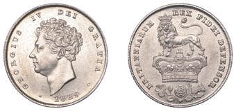 The Gary Oddie Collection of English Regal Shillings
George IV (1820-1830), Shilling, 1829, 5.64g/6h (ESC 2413; S...