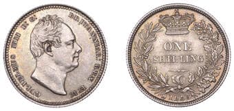 The Gary Oddie Collection of English Regal Shillings
William IV (1830-1837), Shilling, 1835, 5.66g/6h (ESC 2492; S...