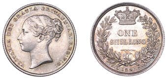 The Gary Oddie Collection of English Regal Shillings
Victoria (1837-1901), Shilling, 1841, 5.67g/6h (ESC 2986; S...