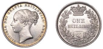 The Gary Oddie Collection of English Regal Shillings
Victoria (1837-1901), Shilling, 1846, 5.66g/6h (ESC 2992; S...