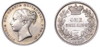 The Gary Oddie Collection of English Regal Shillings
Victoria (1837-1901), Shilling, 1848/6, 5.66g/6h (ESC 2994; S...