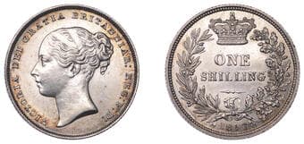 The Gary Oddie Collection of English Regal Shillings
Victoria (1837-1901), Shilling, 1853, 5.66g/6h (ESC 3002; S...