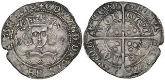 Edward IV (First reign, 1461-70), Heavy Coinage (1461-70), groat, type I, London mint, m.m. plain cross/plain cross,...