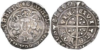 Edward IV (First reign, 1461-70), Light Coinage (from 1464/5), groat, Norwich mint, type VI, m.m. sun/sun, N on breast,...
