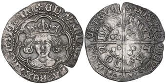 Edward IV (Second reign, 1471-83), groat, London mint, type XVIII, m.m. pierced cross with single pellet, no marks by...