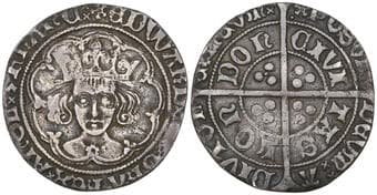 Edward IV (Second reign, 1471-83), groat, London mint, type XXI, m.m. cinquefoil, with rose on breast, 2.82g (N. 1631;...