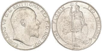 Edward VII, florin, 1904, minor bagmarks, mint state Estimate: 150 - 250 GBP