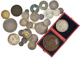 Miscellaneous British silver coins (20), including Charles I Tower halfcrown, m.m. triangle in circle, very fine,...
