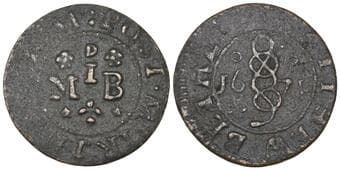 Ireland, Antrim, token penny, issued by Matthew Bethell, Postmaster, penny token, 1671 (W.2), fine and rare Estimate:...