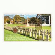 Elizabeth II, Perth Coin & Stamp Show - Lest We Forget , Two Dollars, 2025, UNC 2025 Perth Stamp & Coin Show, gold...