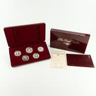 Elizabeth II, 1992, FDC The Royal Ladies Masterpieces in Silver coin set, some package wear otherwise as issued. ...