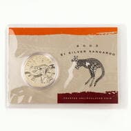 Elizabeth II, RAM - Silver Kangaroo, One Dollar, 2003, UNC 1oz fine silver 99.9, kangaroo, frosted uncirculated one...