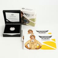 Elizabeth II, RAM - Heroes of the Sky, Centenary of the Royal Australian Air Force, One Dollar, 2021, FDC Fine silver...