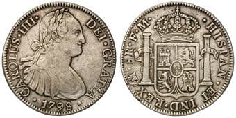 Mexico, Carlos IIII, Eight Reales, 1798-F.M., VF (KM.109), very fine. Estimate: 200 - 400 AUD
