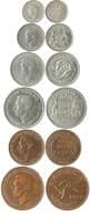 George VI, Halfpenny - Florin, 1938, FDC 1938 Melbourne proof/pattern set, consisting of; florin, shilling, sixpence,...