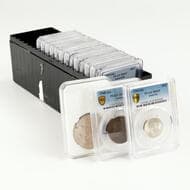 George VI, Penny, 1948, PCGS MS 64 RB in various grades of mint state (5), with 1919 double dot F15, 1958 MS 64RB,...