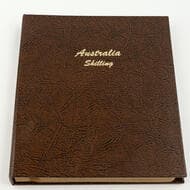 Edward VII - Elizabeth II, Shilling, 1910 - 1963, Poor - EF Dansco supreme Australia Shilling album (58 coins),...