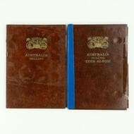 Edward VII - Elizabeth II, Shilling, 1910 - 1963, Poor - aUNC Dansco Australia shilling press-in album (2), one...