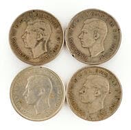 George VI, Crown, 1937, VF - EF (4), one lightly toned with superbly struck bust, the reverse fine, the others toned...