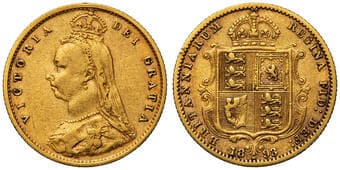 Victoria, Half Sovereign, 1893-M, gFine . Estimate: 600 - 800 AUD