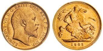 Edward VII, Half Sovereign, 1903-S, aUNC Nearly uncirculated. Estimate: 800 - 1200 AUD