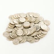 George VI, Florin, 1947 Approximately 1kg of lustrous 1947 Australian Florins, removed from deteriorating bank bags....