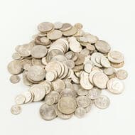 George VI - Elizabeth II, Threepence - Florin , 1946 - 1964 Threepence - florin (approx 1000g), mostly nearly...