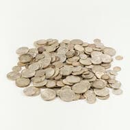 George VI - Elizabeth II, Threepence - Florin , 1946 - 1964 Threepence - florin (approx 1000g), mostly nearly...
