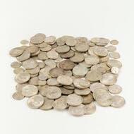 George VI - Elizabeth II, Threepence - Florin , 1946 - 1964 Threepence - florin (approx 1000g), mostly nearly...