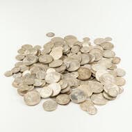 George VI - Elizabeth II, Threepence - Florin , 1946 - 1964 Threepence - florin (approx 1000g), mostly nearly...