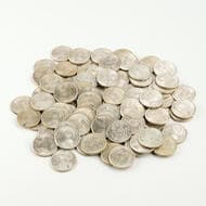 George VI - Elizabeth II, Threepence - Florin , 1946 - 1964 Approximately 1kg of lustrous 1946 & 1947 Australian...
