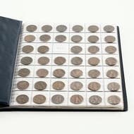 George V - Elizabeth II, Halfpenny - Penny, 1911 - 1964, G - aUNC Dark blue Renniks coin album, with halfpenny to...