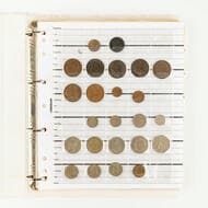 George V - Elizabeth II, Halfpenny - Penny, 1911 - 1964-Y., G - aUNC White album with inserts and date sheets,...